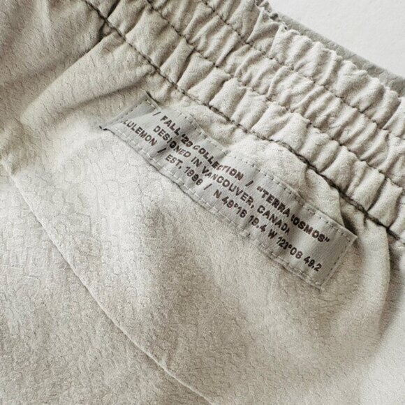 Lululemon LAB Jacquard Wide-Leg Pant 14 Leopardo Jacquard Dove Grey NEW $168 - Picture 6 of 6